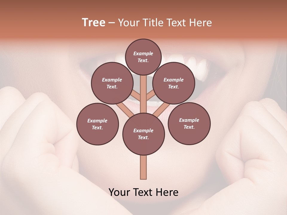 Mouth Face Toothy Smile PowerPoint Template