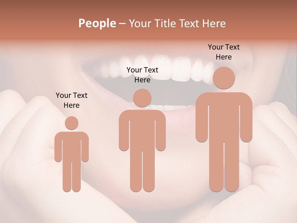 Mouth Face Toothy Smile PowerPoint Template