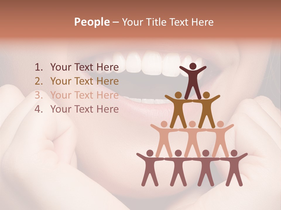 Mouth Face Toothy Smile PowerPoint Template