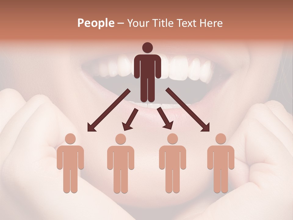 Mouth Face Toothy Smile PowerPoint Template
