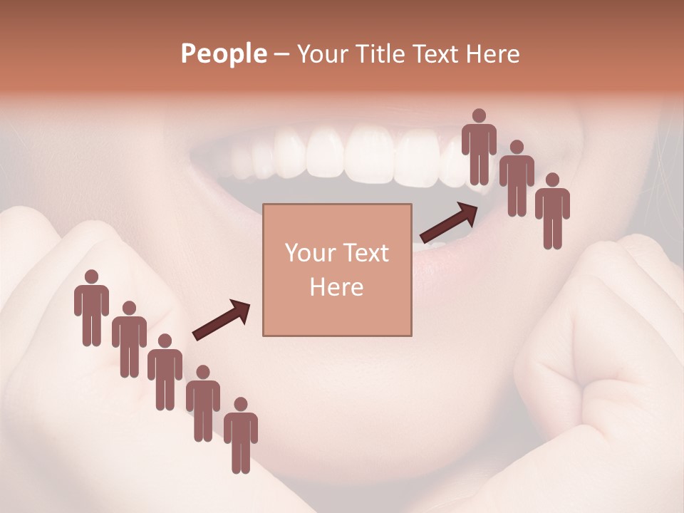 Mouth Face Toothy Smile PowerPoint Template