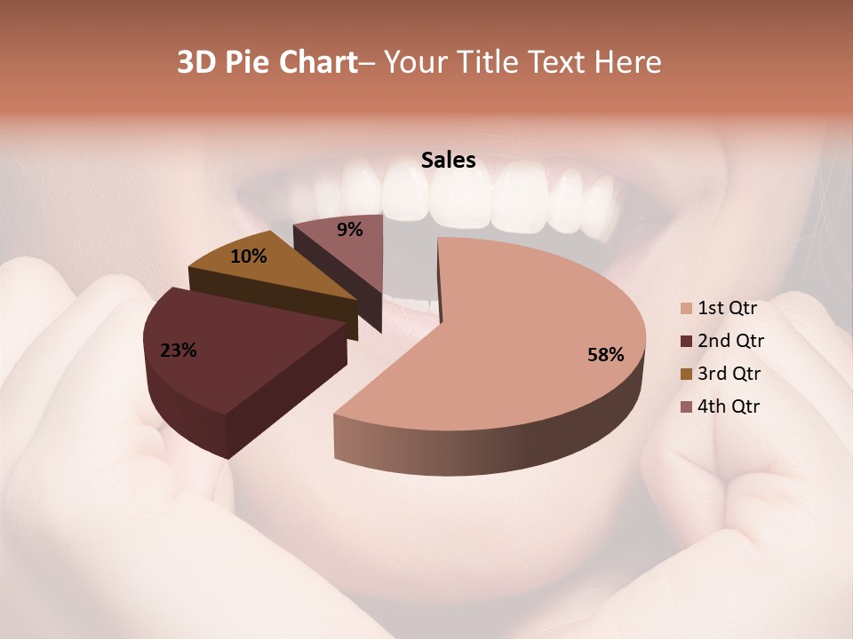 Mouth Face Toothy Smile PowerPoint Template