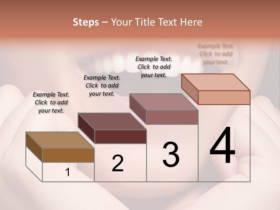 Mouth Face Toothy Smile PowerPoint Template
