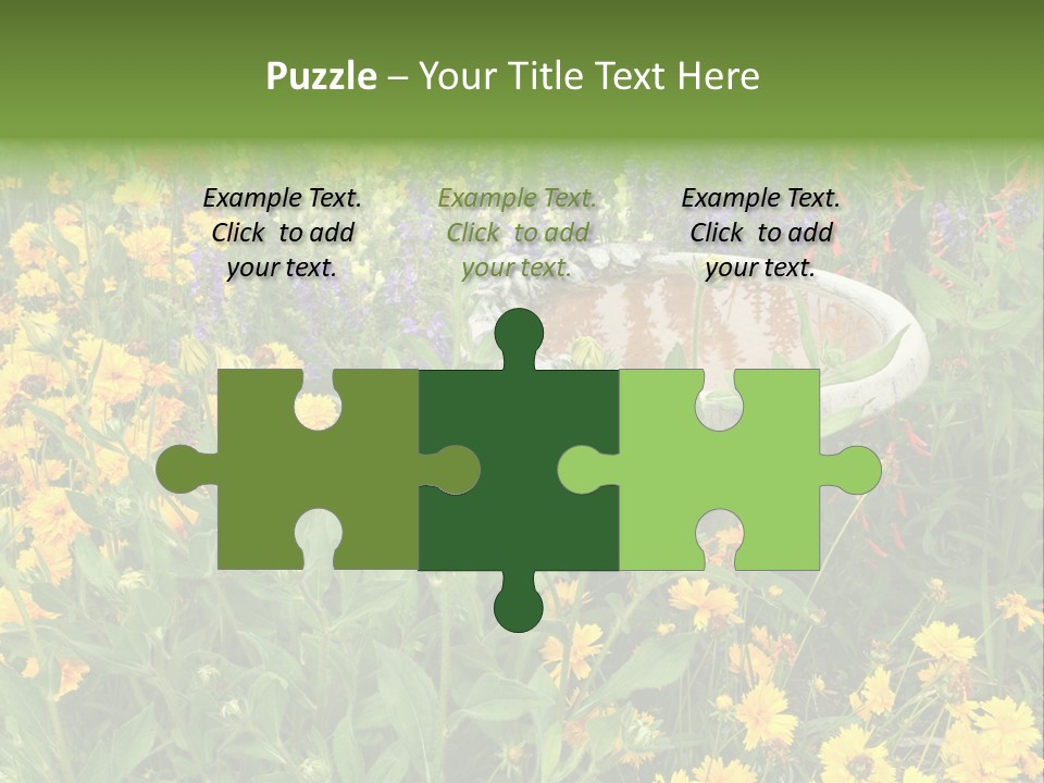 Beauty Pretty Garden PowerPoint Template