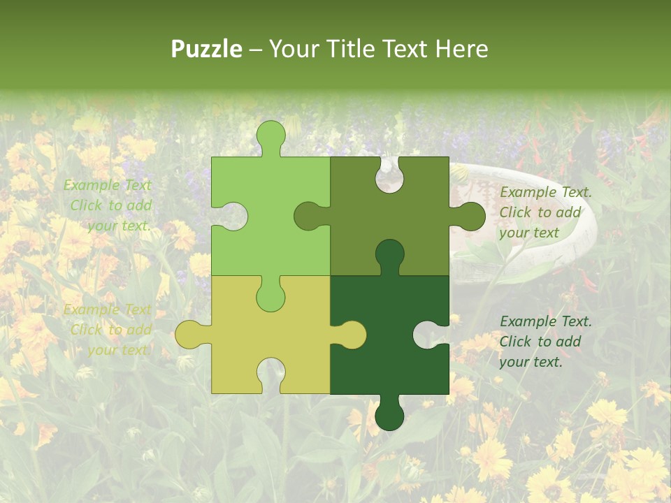 Beauty Pretty Garden PowerPoint Template