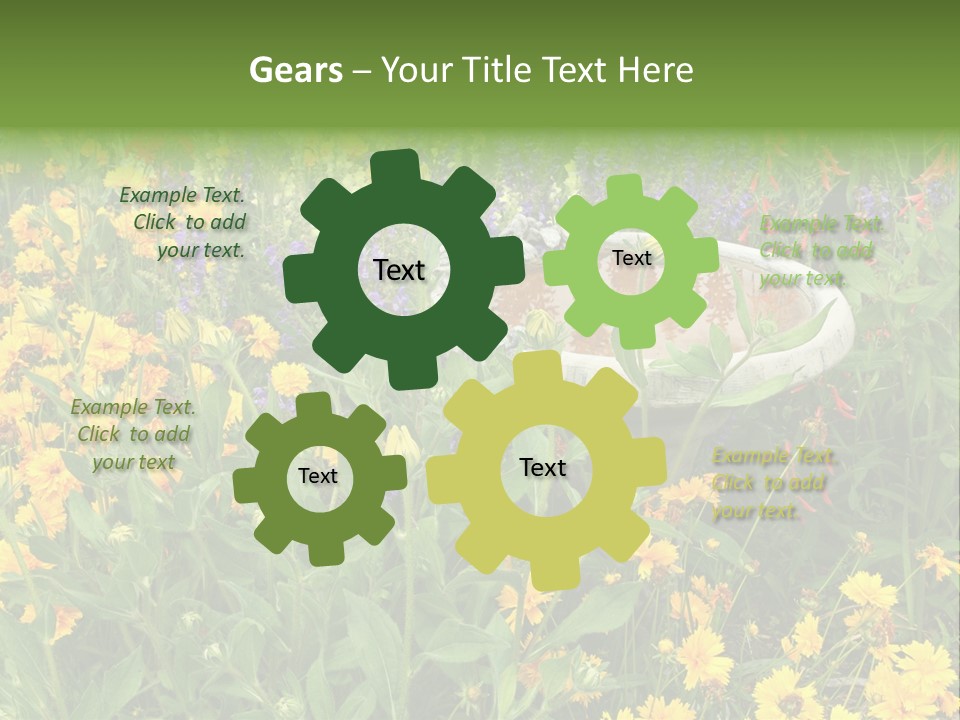 Beauty Pretty Garden PowerPoint Template