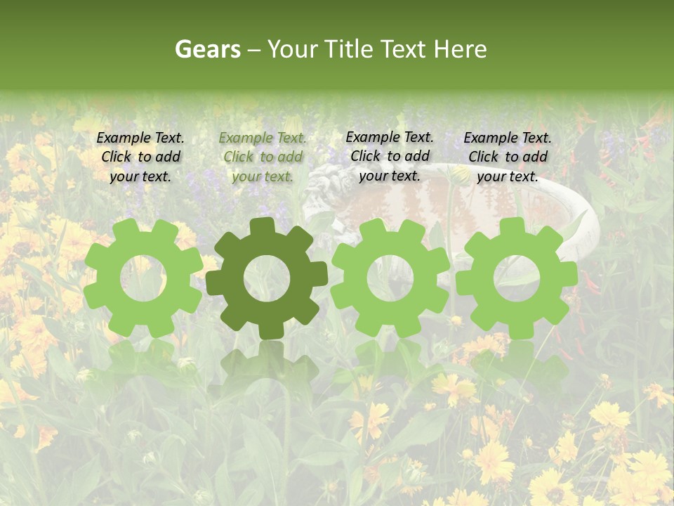 Beauty Pretty Garden PowerPoint Template