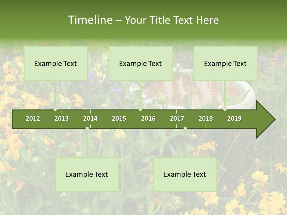 Beauty Pretty Garden PowerPoint Template