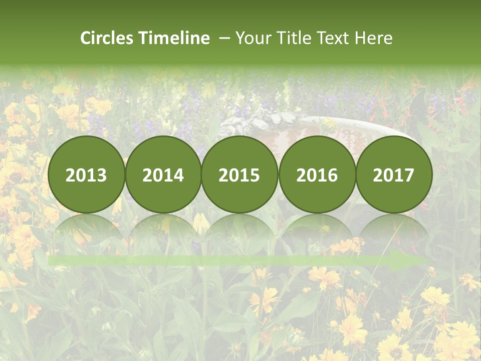 Beauty Pretty Garden PowerPoint Template