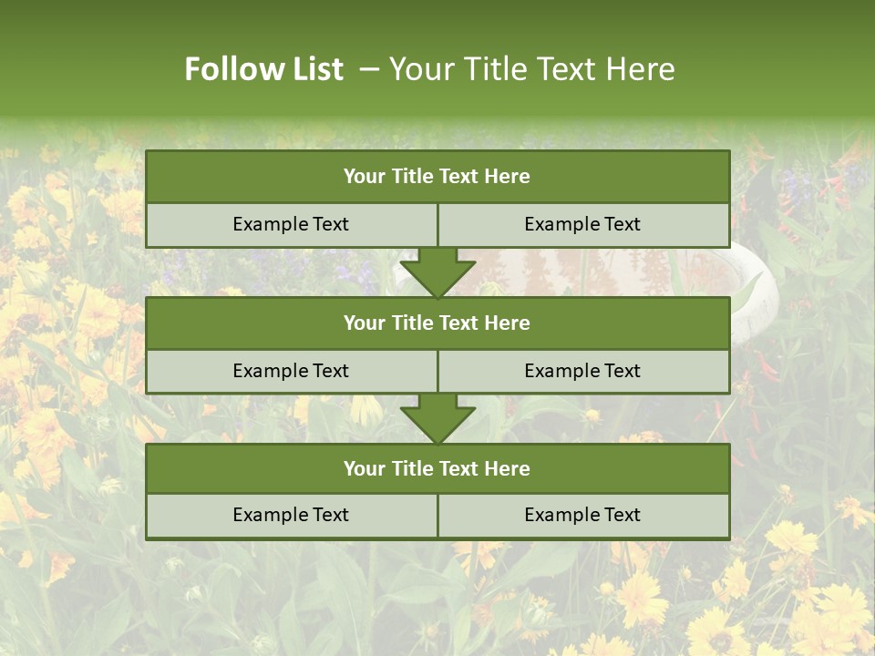 Beauty Pretty Garden PowerPoint Template