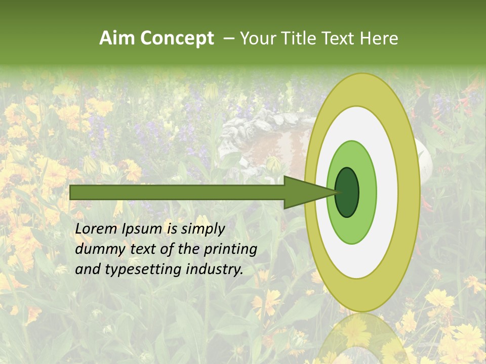 Beauty Pretty Garden PowerPoint Template