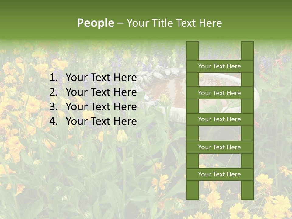 Beauty Pretty Garden PowerPoint Template