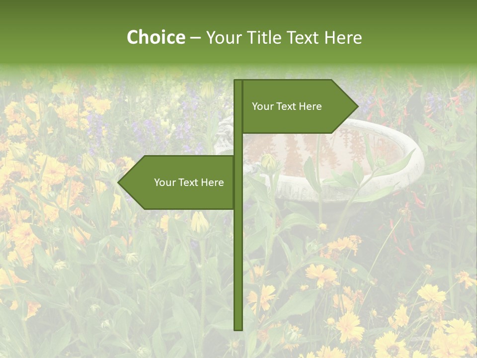 Beauty Pretty Garden PowerPoint Template