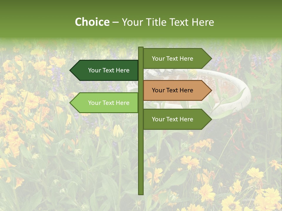 Beauty Pretty Garden PowerPoint Template