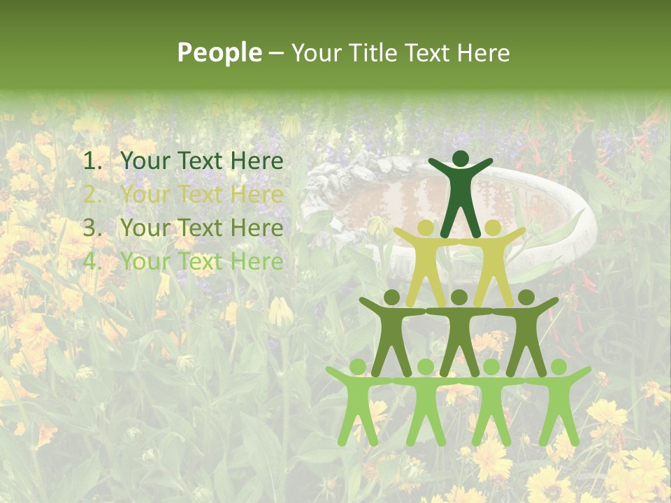 Beauty Pretty Garden PowerPoint Template