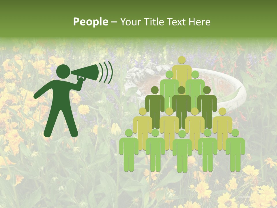 Beauty Pretty Garden PowerPoint Template