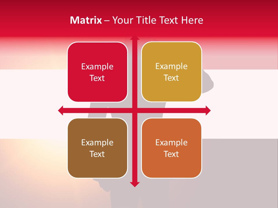 Male Freedom Armed PowerPoint Template
