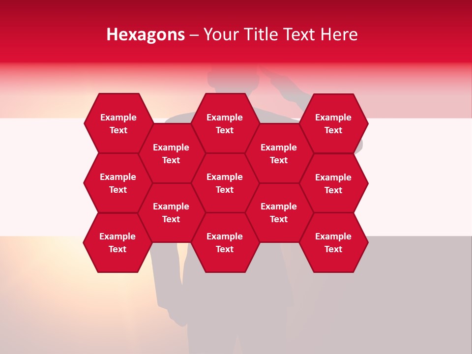 Male Freedom Armed PowerPoint Template