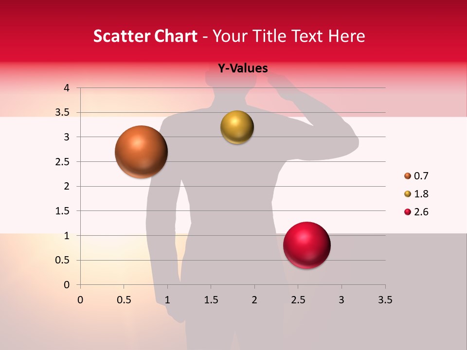 Male Freedom Armed PowerPoint Template