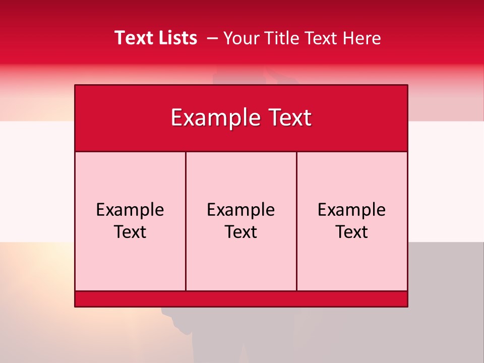 Male Freedom Armed PowerPoint Template