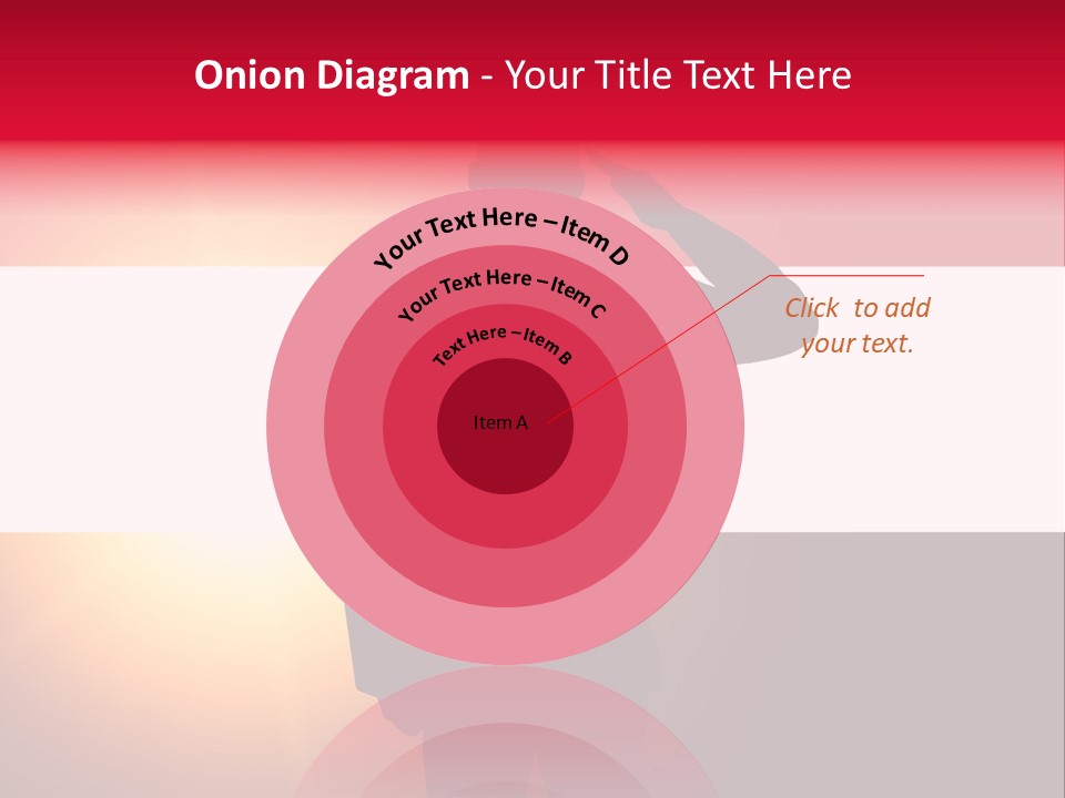 Male Freedom Armed PowerPoint Template
