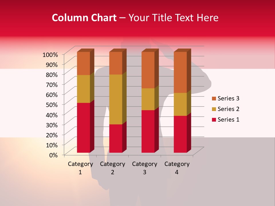 Male Freedom Armed PowerPoint Template