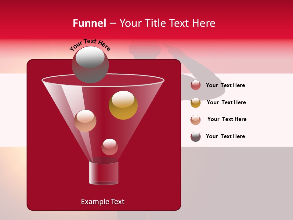 Male Freedom Armed PowerPoint Template
