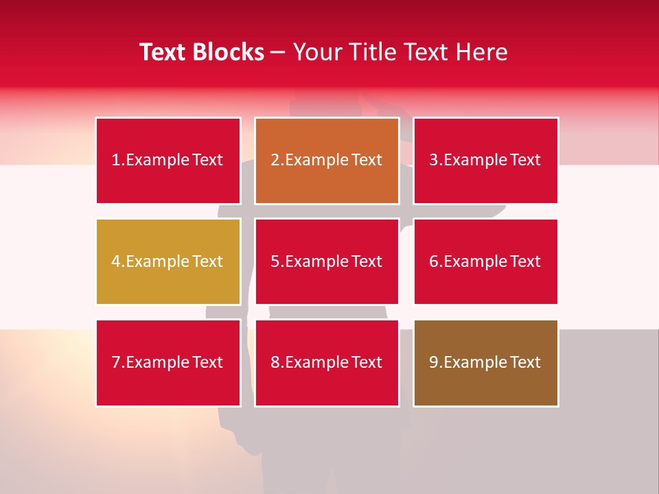 Male Freedom Armed PowerPoint Template