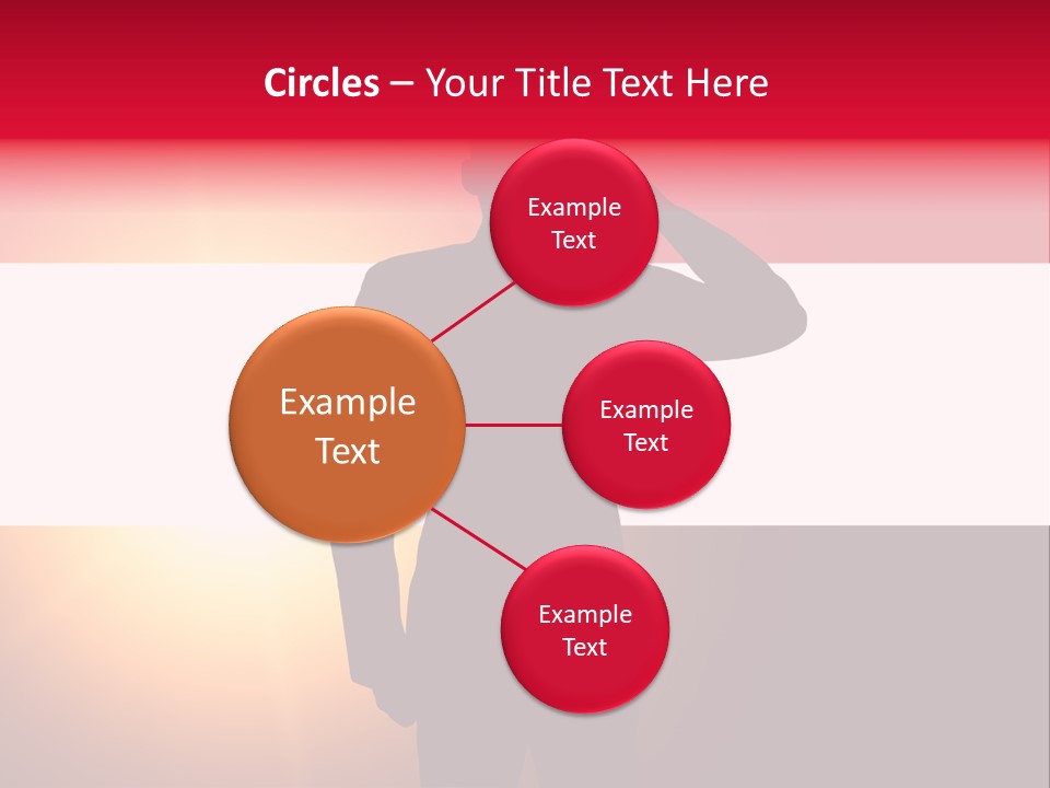 Male Freedom Armed PowerPoint Template