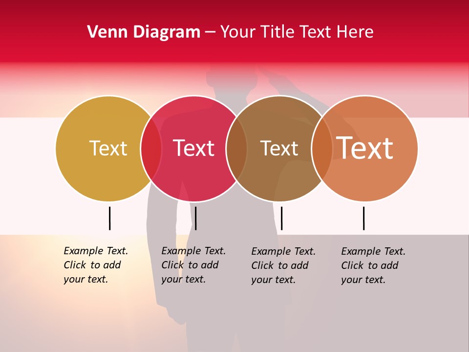 Male Freedom Armed PowerPoint Template