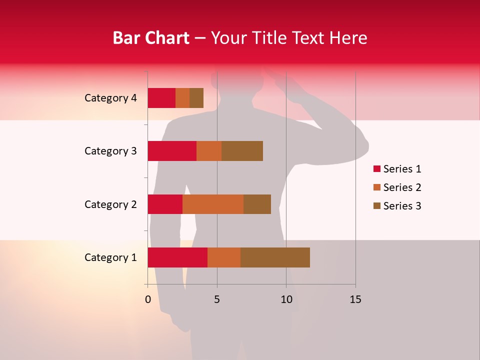 Male Freedom Armed PowerPoint Template