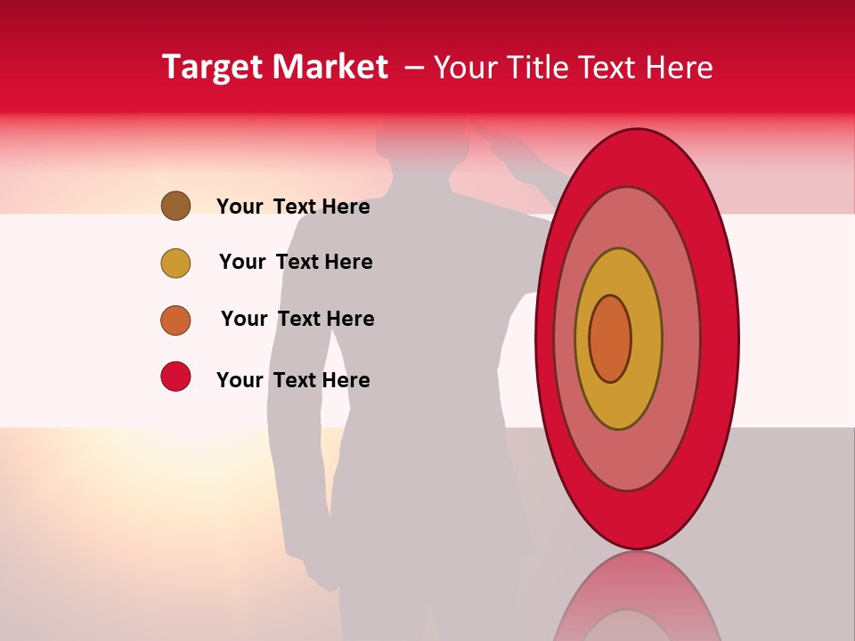 Male Freedom Armed PowerPoint Template