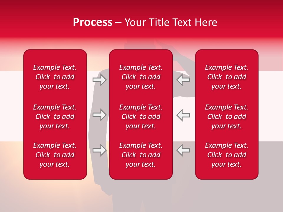 Male Freedom Armed PowerPoint Template