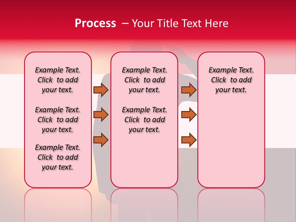 Male Freedom Armed PowerPoint Template