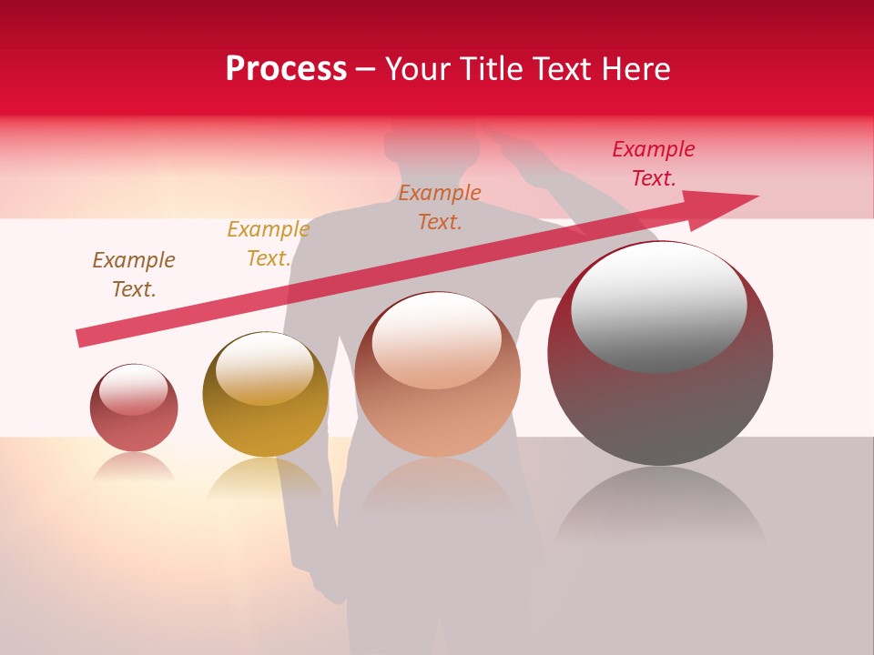 Male Freedom Armed PowerPoint Template