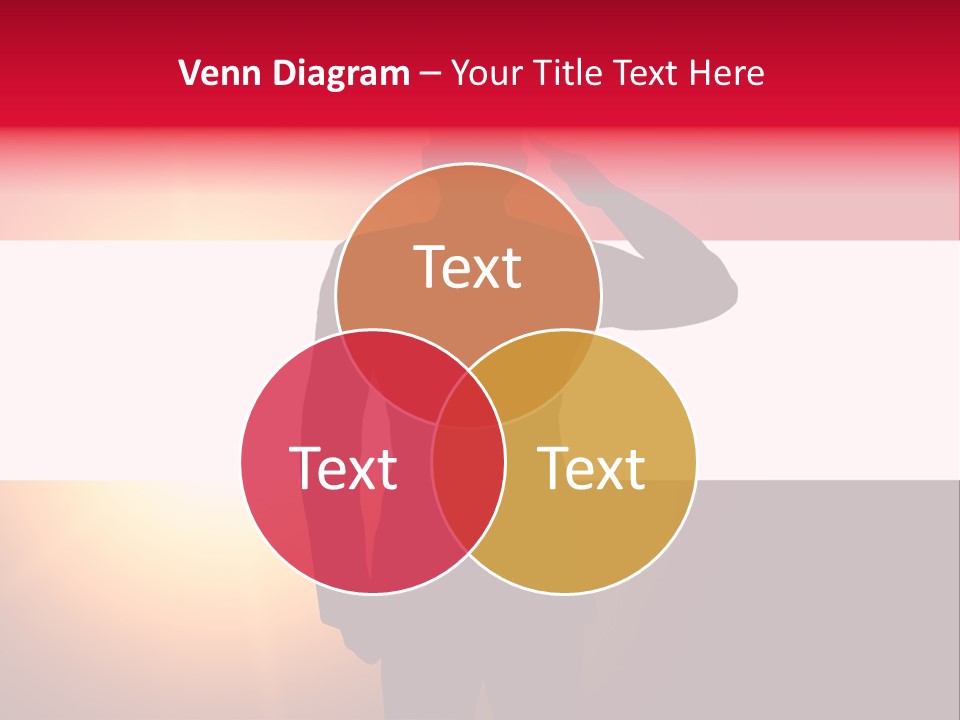 Male Freedom Armed PowerPoint Template