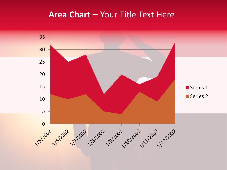Male Freedom Armed PowerPoint Template