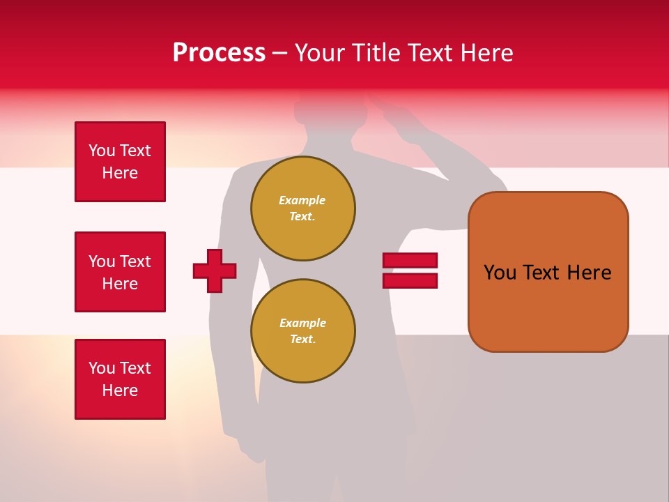 Male Freedom Armed PowerPoint Template