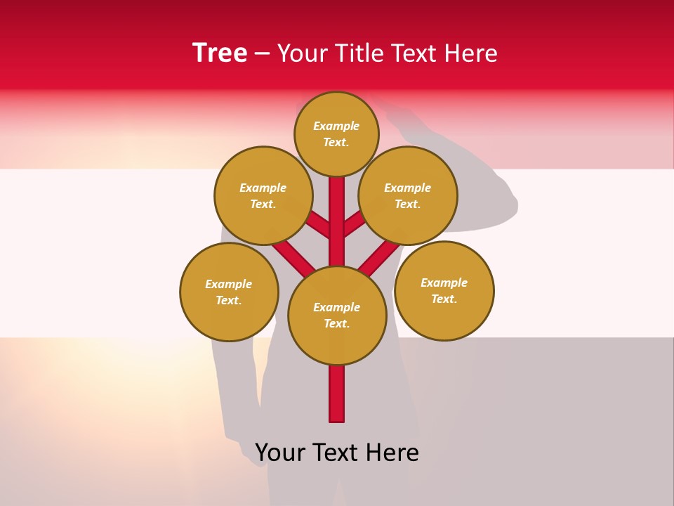 Male Freedom Armed PowerPoint Template