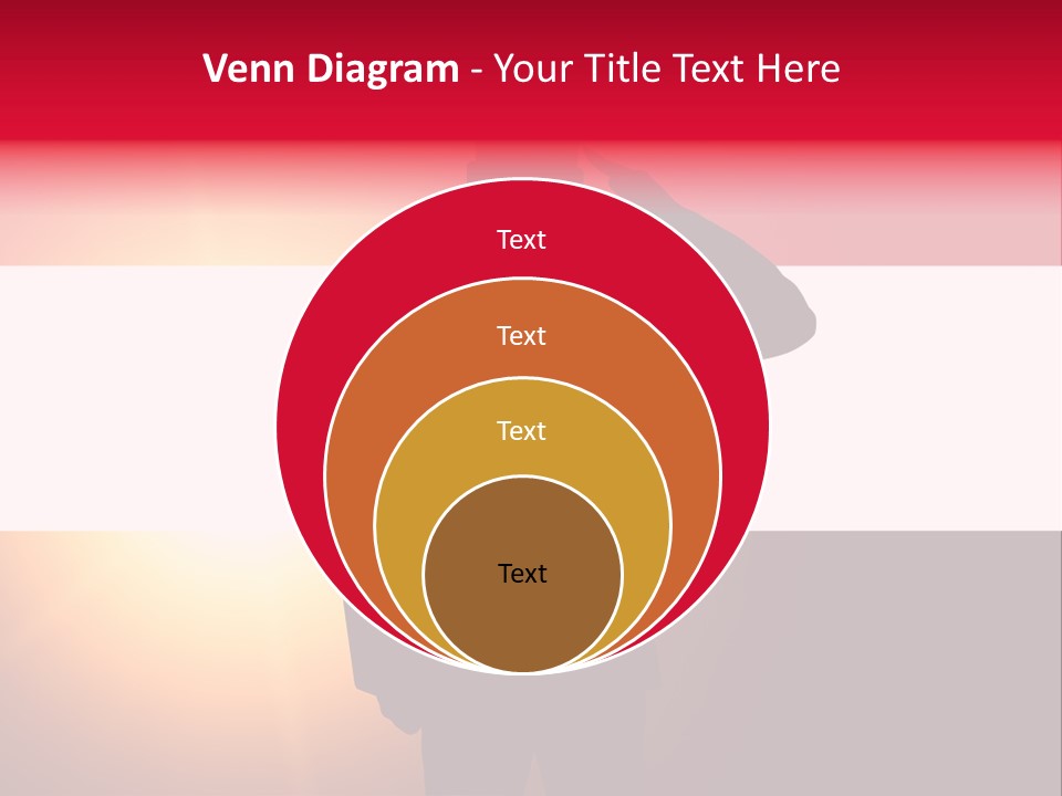 Male Freedom Armed PowerPoint Template