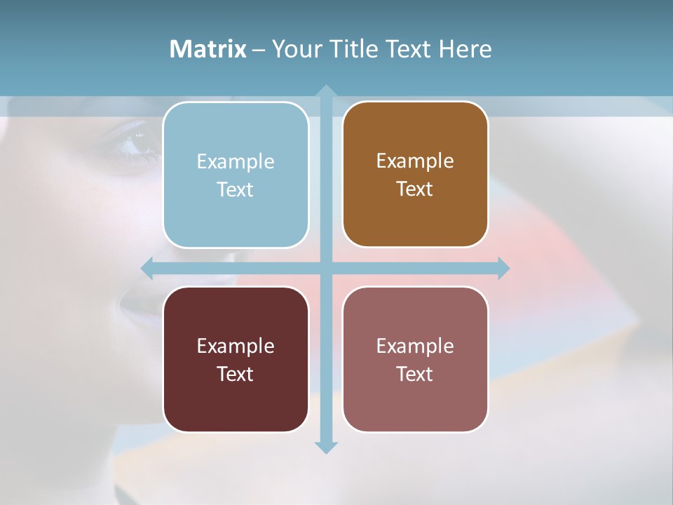 A Woman In A Swimming Cap Is Holding Her Head PowerPoint Template