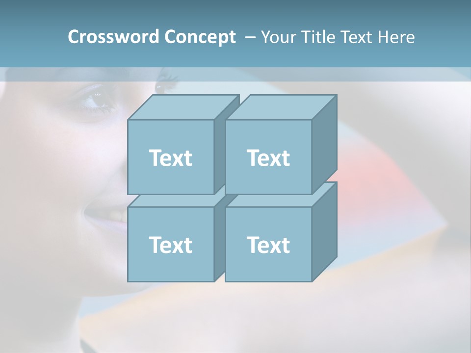 A Woman In A Swimming Cap Is Holding Her Head PowerPoint Template