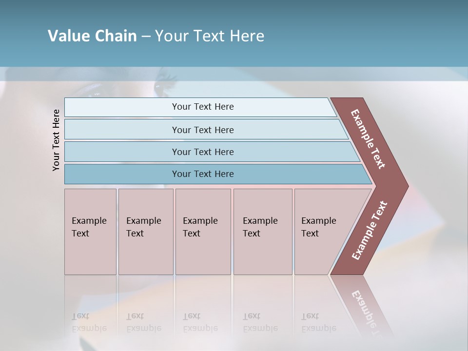 A Woman In A Swimming Cap Is Holding Her Head PowerPoint Template