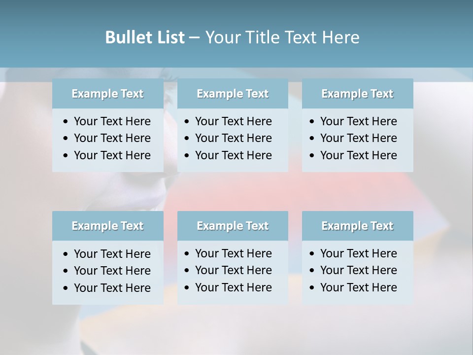 A Woman In A Swimming Cap Is Holding Her Head PowerPoint Template