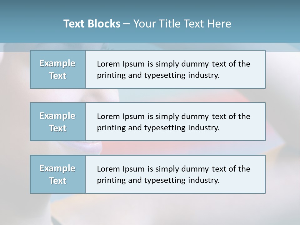 A Woman In A Swimming Cap Is Holding Her Head PowerPoint Template