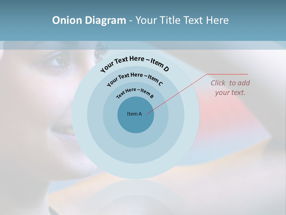 A Woman In A Swimming Cap Is Holding Her Head PowerPoint Template