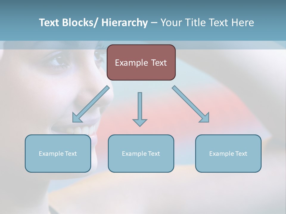 A Woman In A Swimming Cap Is Holding Her Head PowerPoint Template