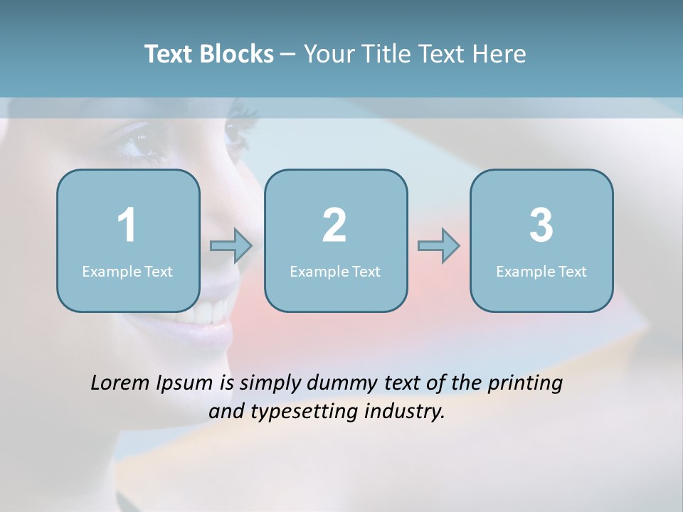 A Woman In A Swimming Cap Is Holding Her Head PowerPoint Template