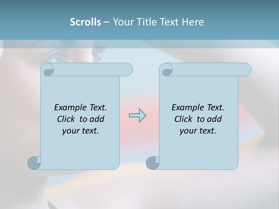 A Woman In A Swimming Cap Is Holding Her Head PowerPoint Template