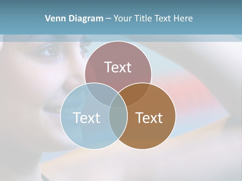 A Woman In A Swimming Cap Is Holding Her Head PowerPoint Template